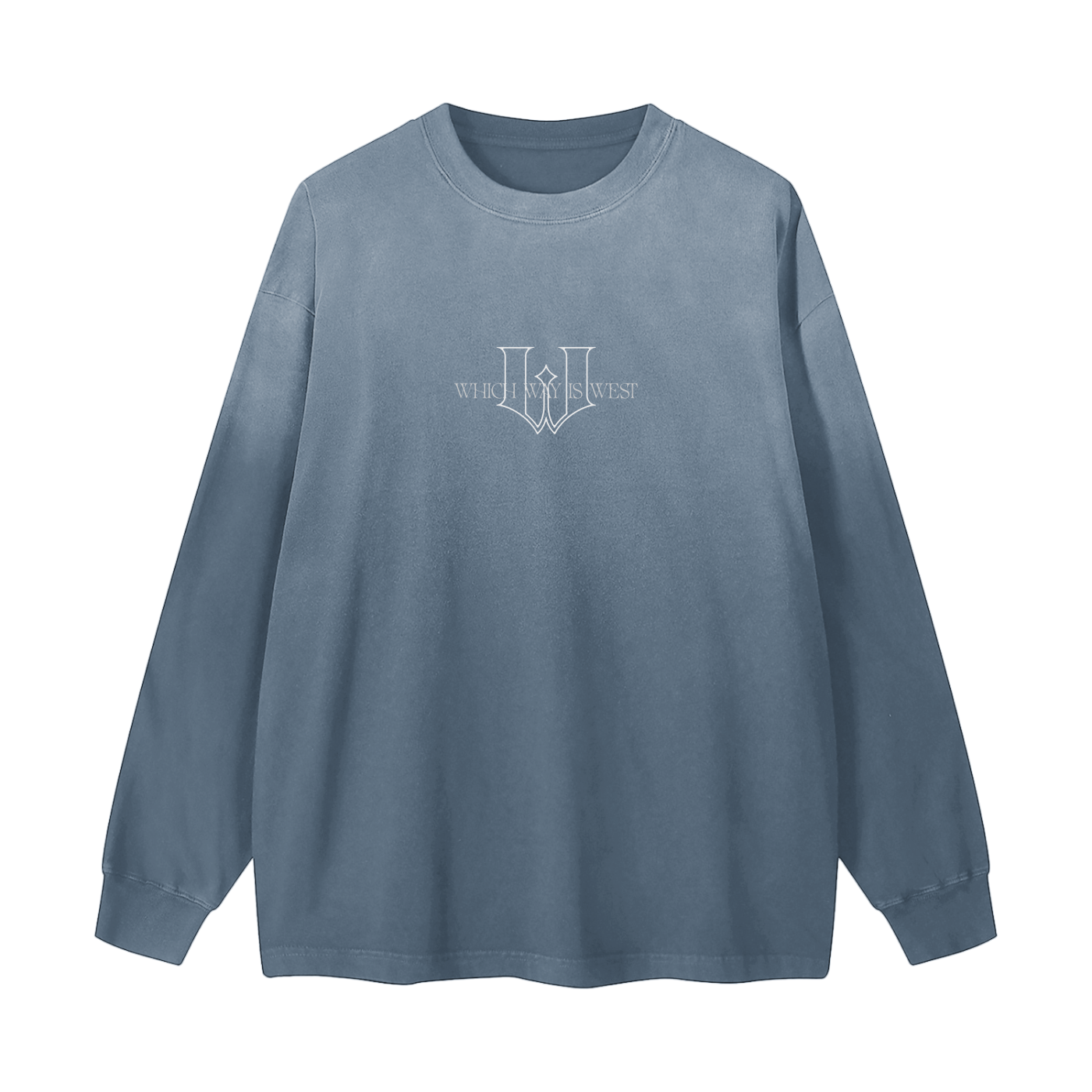 Sun-faded Gradient : Washed Long Sleeve Tee