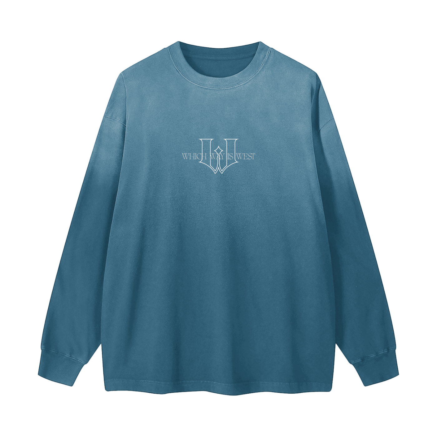 Sun-faded Gradient : Washed Long Sleeve Tee