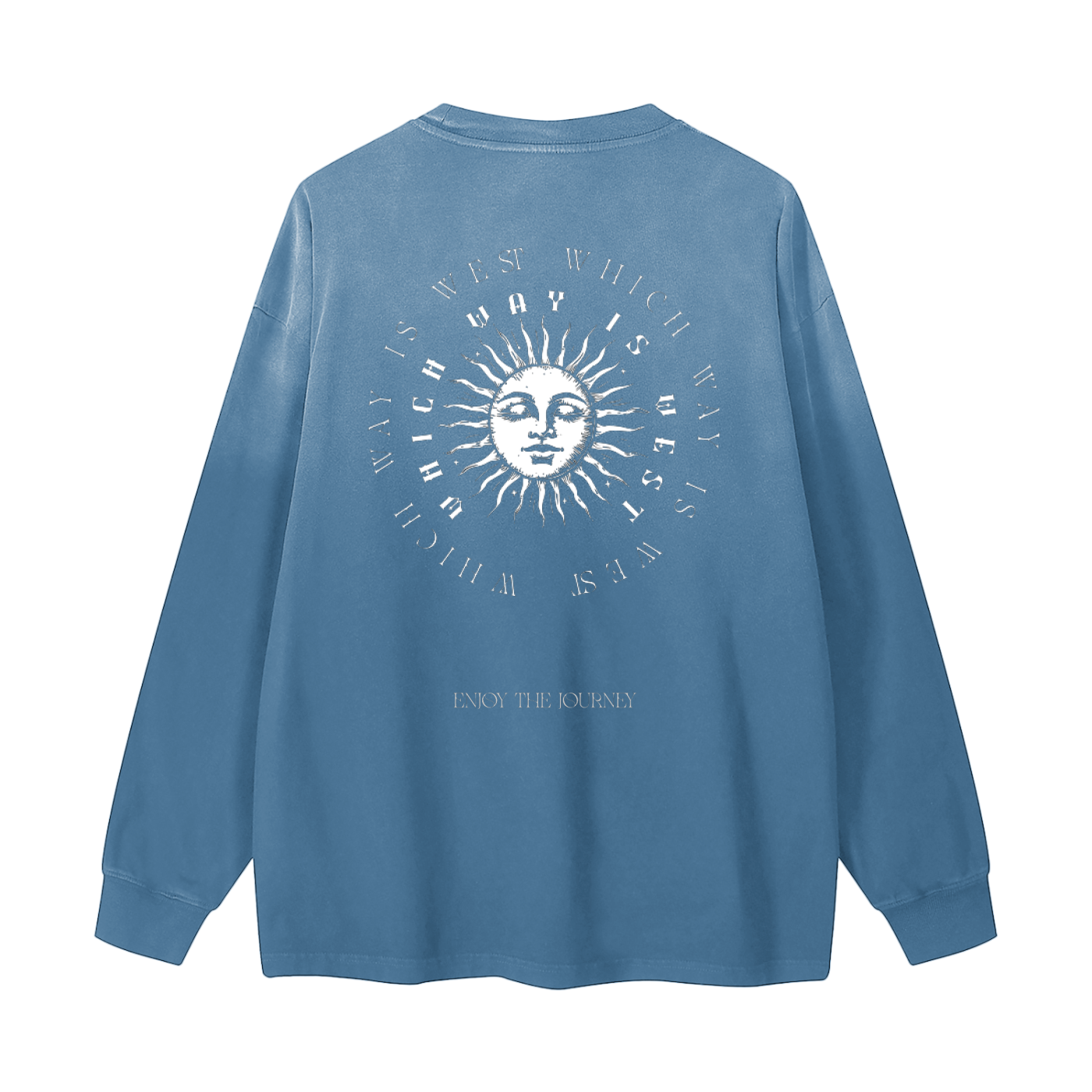 Gradient Long Sleeve Tee - Sun