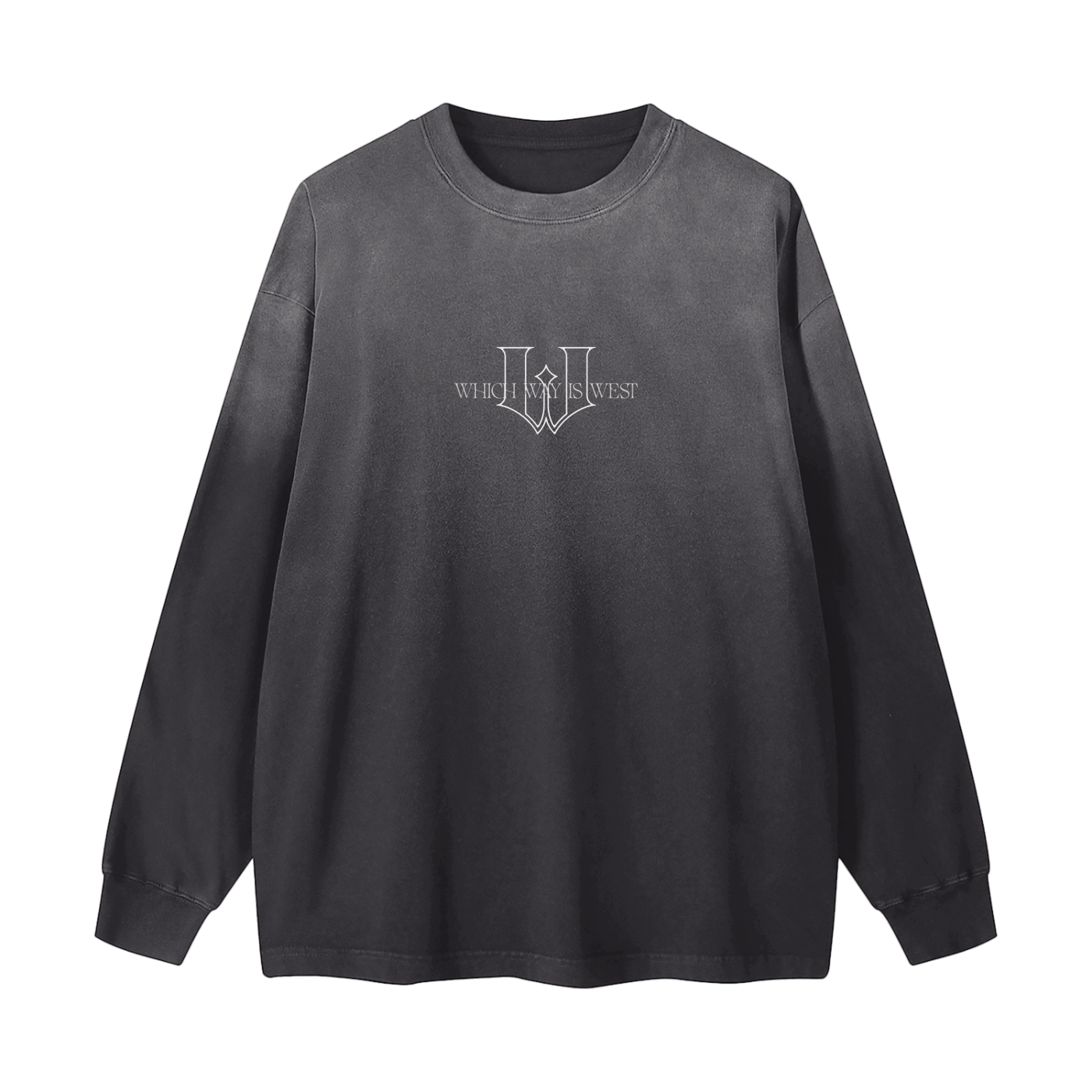 Sun-faded Gradient : Washed Long Sleeve Tee