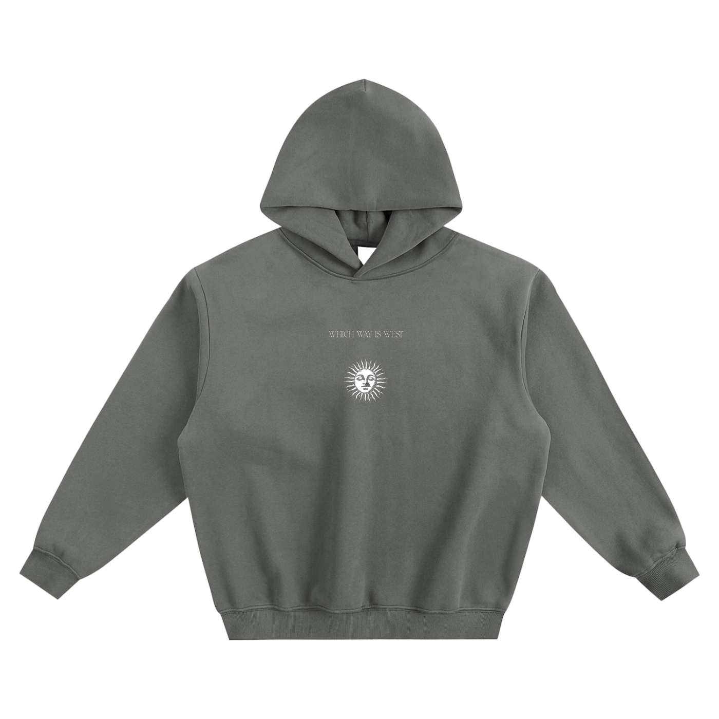 Fleeced Boxy Hoodie : Sun