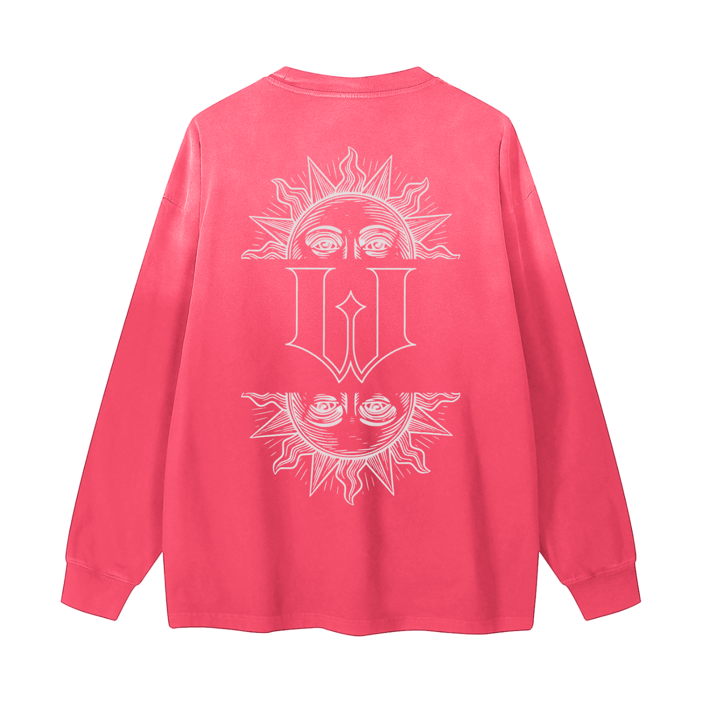 Sun-faded Gradient : Washed Long Sleeve Tee