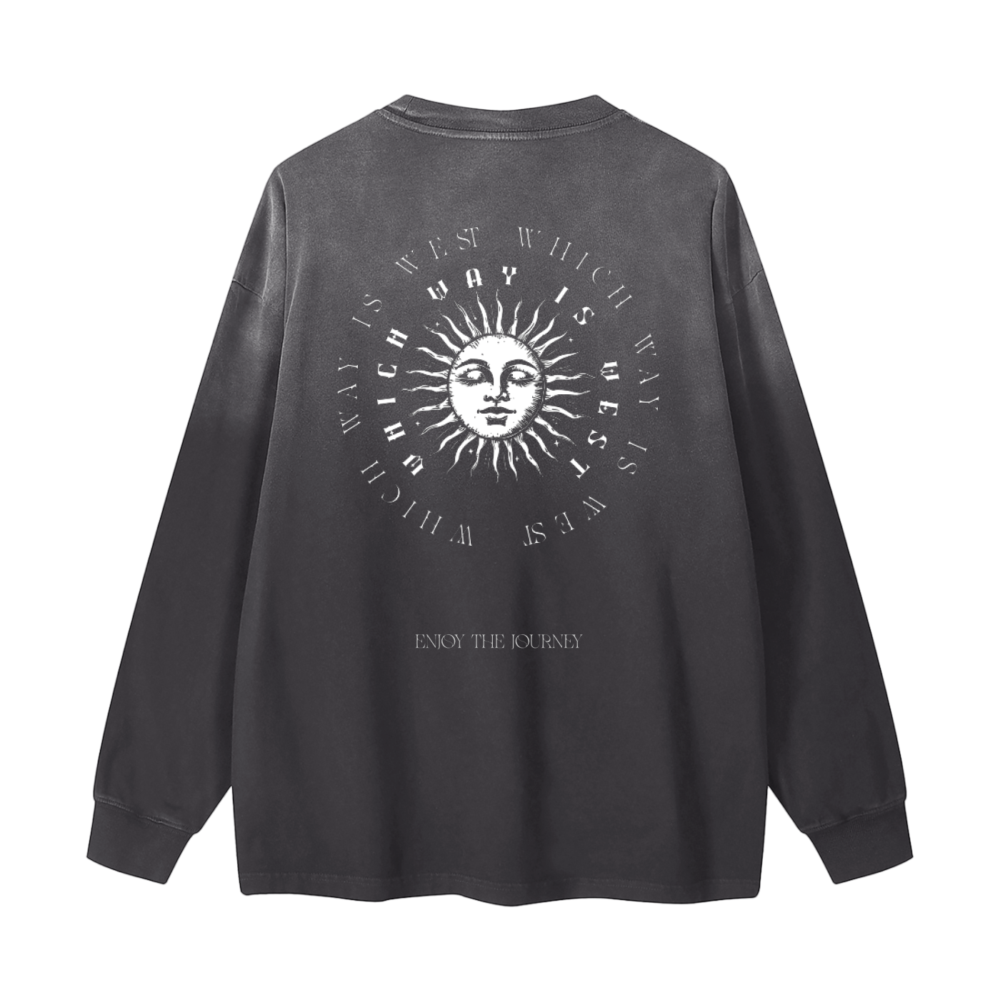 Gradient Long Sleeve Tee - Sun