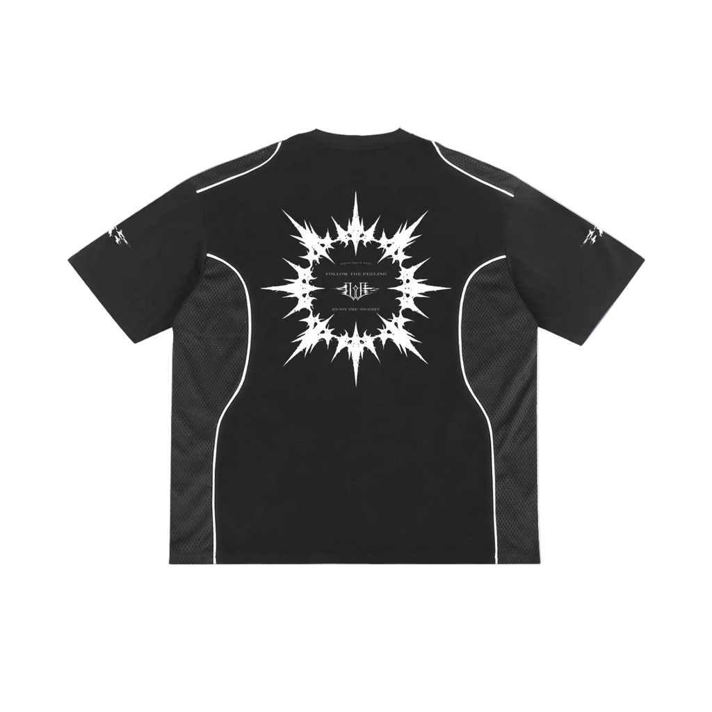 Contrast Piped Panel T-Shirt