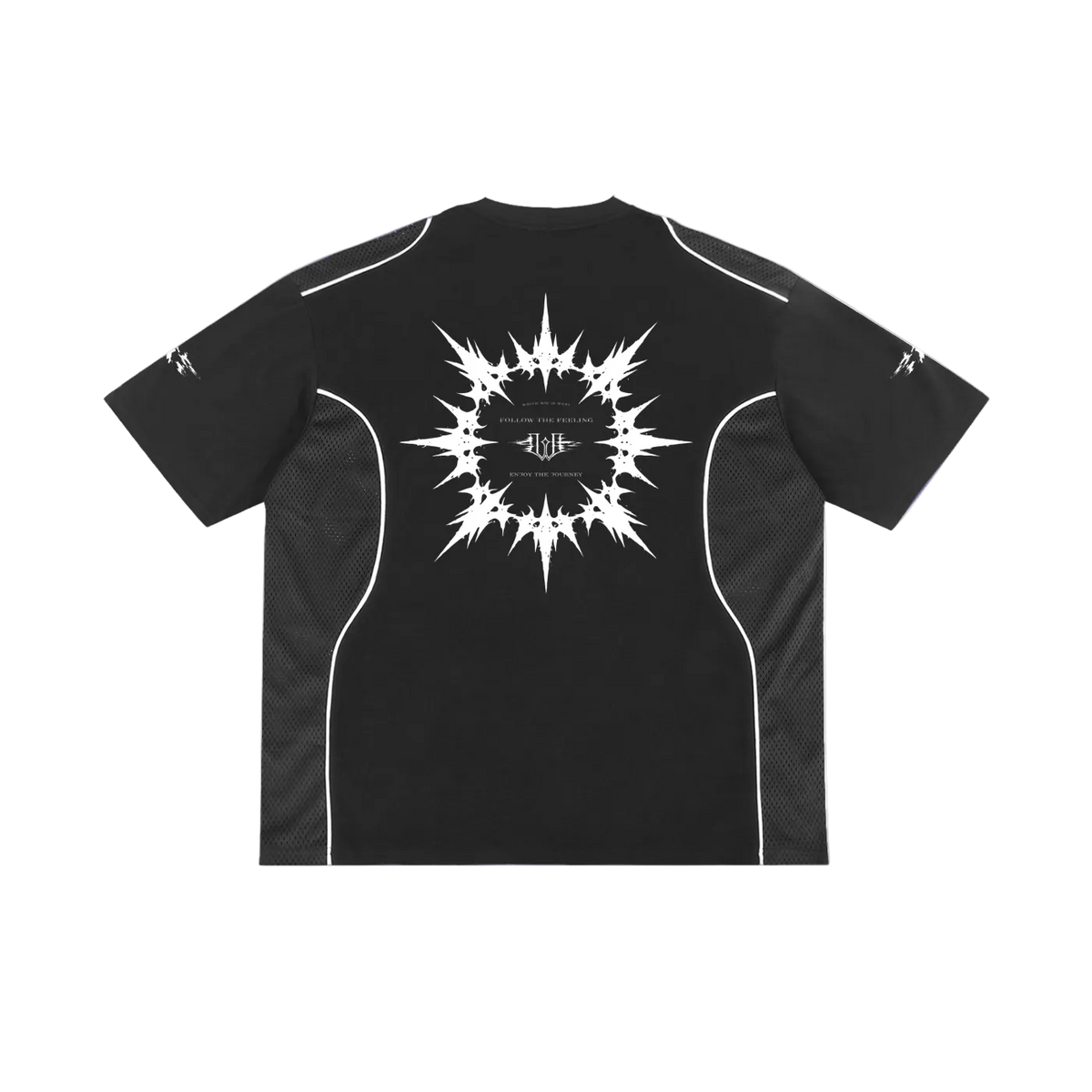 Contrast Piped Panel T-Shirt