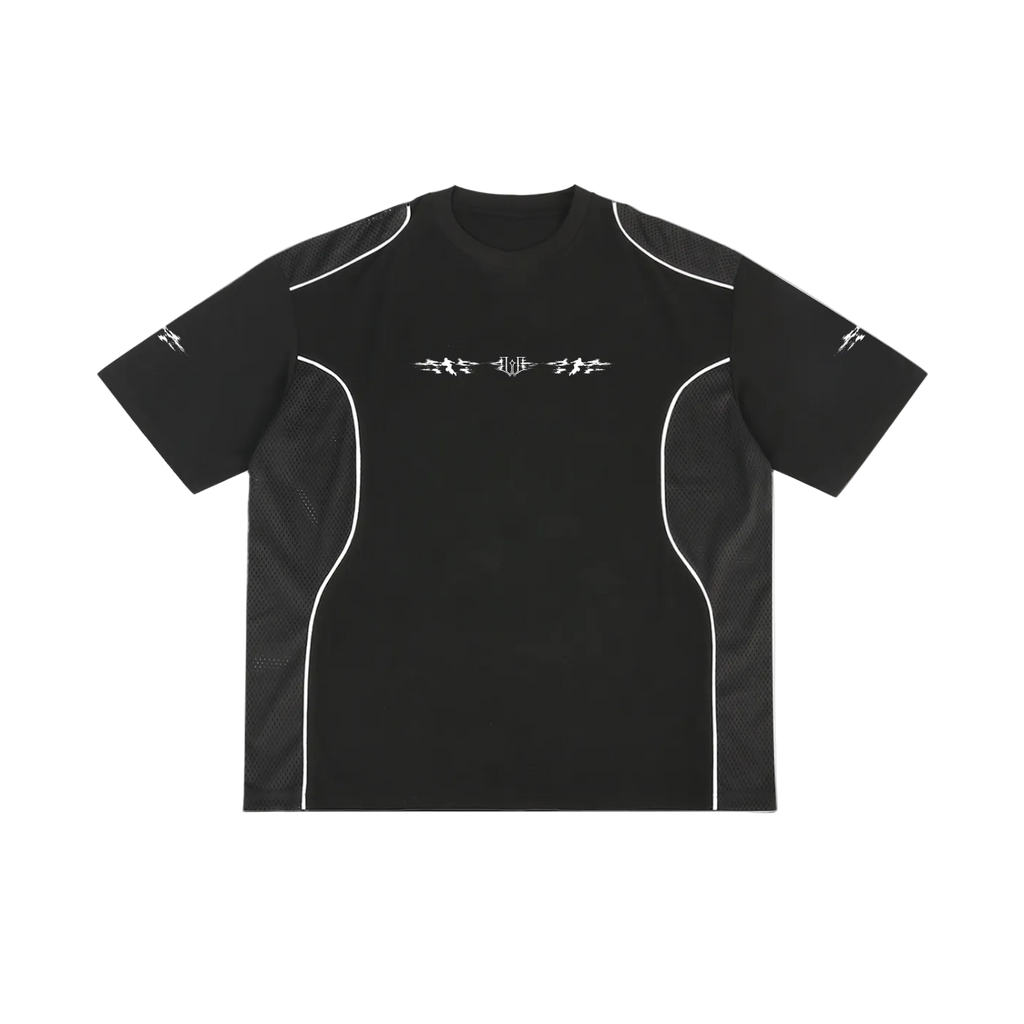 Contrast Piped Panel T-Shirt