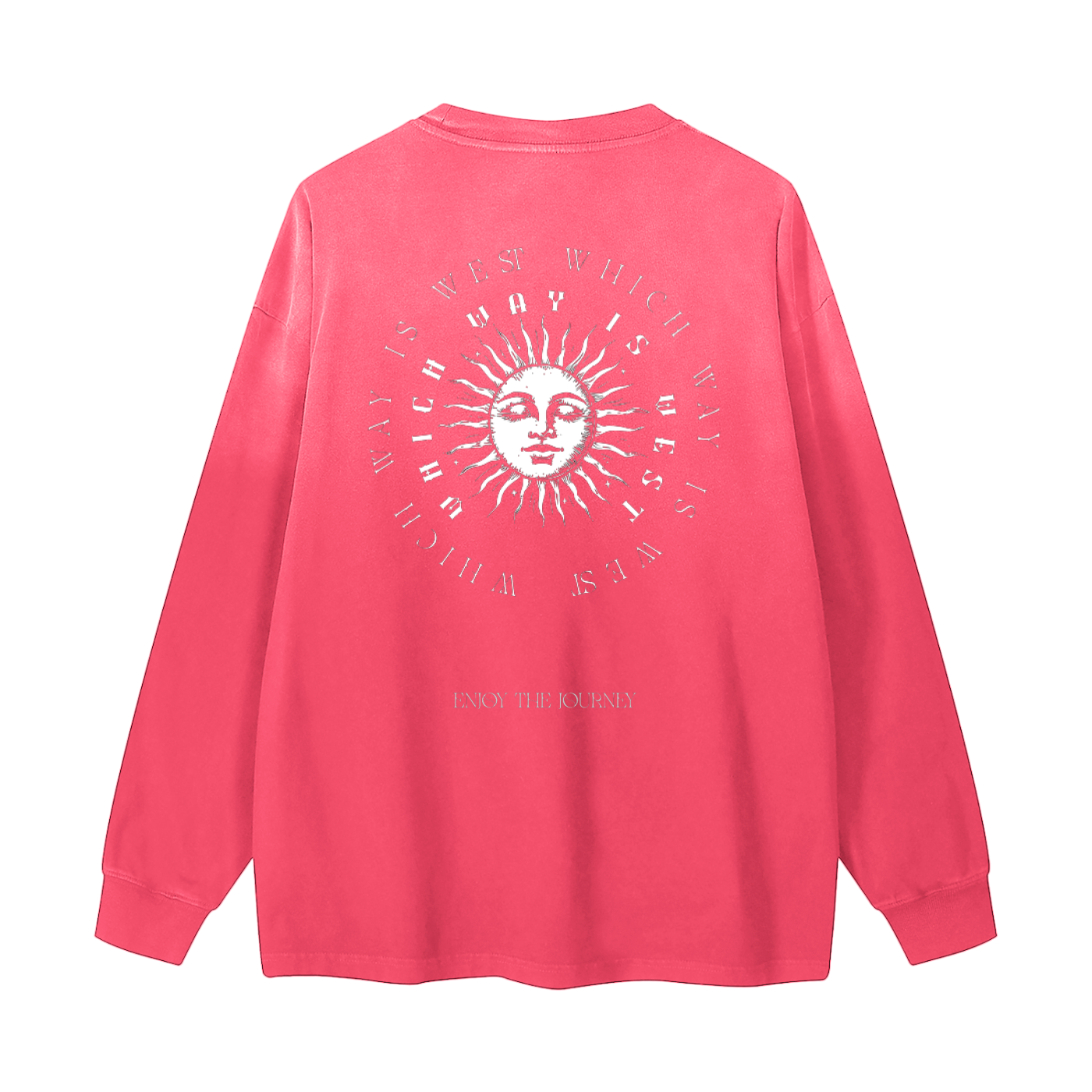 Gradient Long Sleeve Tee - Sun
